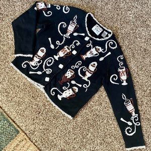 Michael Simon Designer Cappuccino Late Cardigan